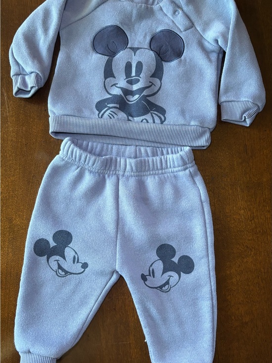 Disney Other - Disney Light Blue Mickey Mouse Fleece Set